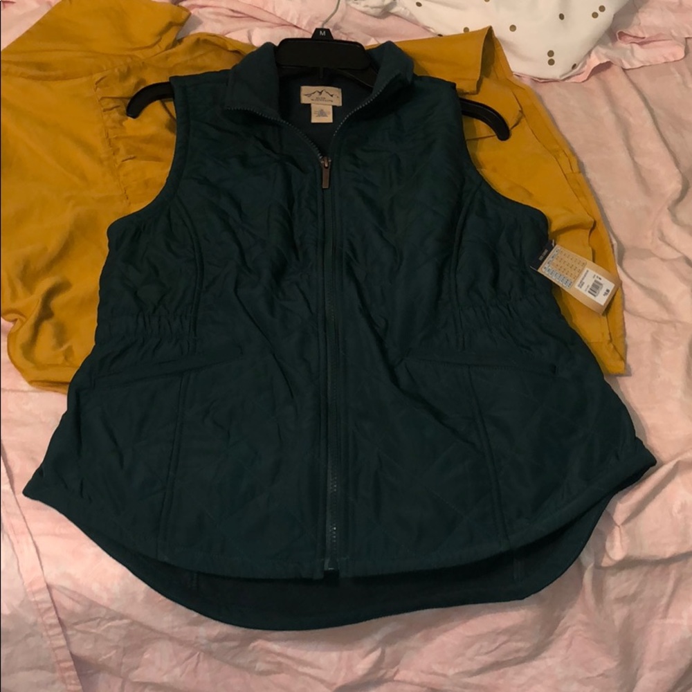 Dark green vest